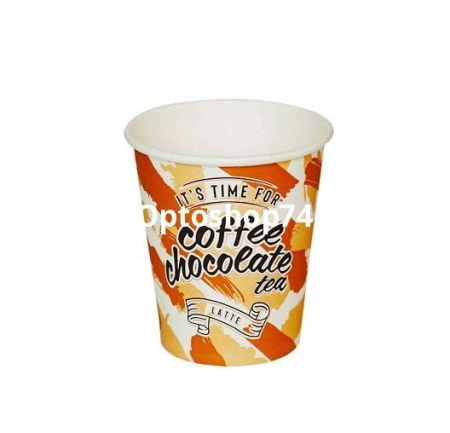 Купить Стакан 0,18л бумажный Coffee Time (упаковка 50 шт) по цене 1,99 руб.