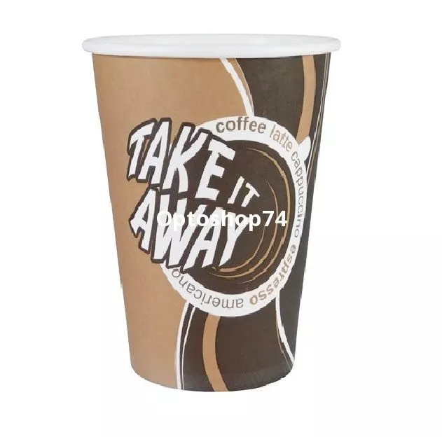 Стакан 0,35 л бумажный Take away (уп. 50 шт)