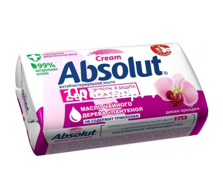 Купить Мыло "Абсолют" 2 в1 дикая орхидея 90г по цене 39,90 руб.