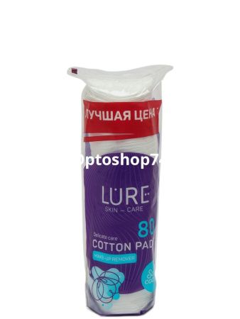 Купить Ватные диски LURE 80шт по цене 44,50 руб.
