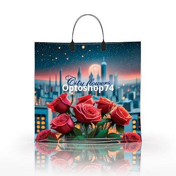 Пакет с пластиковой ручкой 36*34 