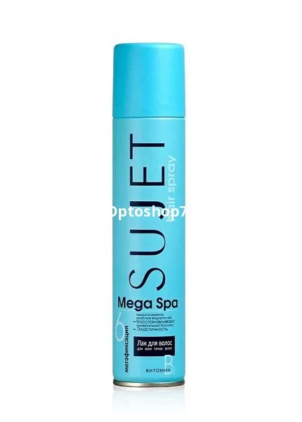 Лак для волос SUJET Mega Spa 180 мл 